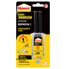 Клей момент супер эпокси Формула 1 14 мл шприц Henkel