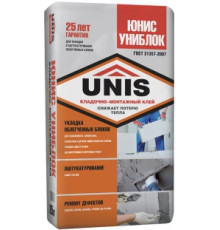 Клей монтажно-кладочный Unis / Юнис Униблок 25 кг.