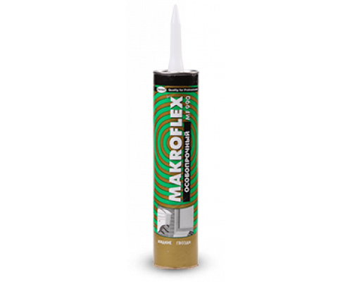 Клей монтажный особопрочный "MAKROFLEX" MF990 серый 423 г.