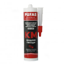 Клей монтажный PUFAS GT KM белый 280 мл.