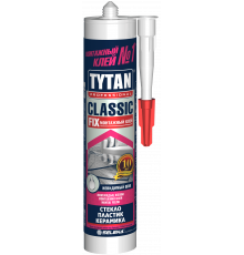 Клей монтажный универсальный Tytan Professional Classic Fix прозрачный 310 мл.