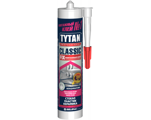 Клей монтажный универсальный Tytan Professional Classic Fix прозрачный 310 мл.