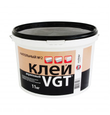 Клей напольный для линолеума и ковролина акриловый VGT №2 Профессионал 11 кг.