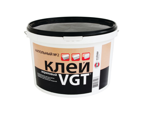 Клей напольный для линолеума и ковролина акриловый VGT №2 Профессионал 2,5 кг.