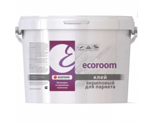 Клей однокомпонентный акриловый для паркета Ecoroom 10 кг.