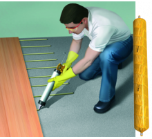 Клей паркетный однокомпонентный эластичный на основе полиуретана SikaBond®-52 Parquet 1,8 л.