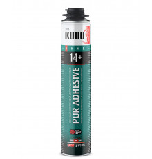 Клей пена монтажный KUDO PUR ADHESIVE PROFF 14+ 1000 мл. KUPP10UAPS