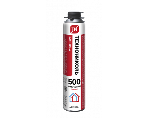 Клей-пена однокомпанентная полиуретоновая Технониколь Professional 500 универсальный 1000 мл.