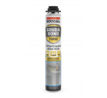 Клей пена строительная Soudal Soudabond Turbo Gun светло-желтый 750 мл. 168513