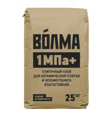 Клей плиточный для наружных и внутренних работ ВОЛМА 1 МПа+ влагостойкий 25 кг.