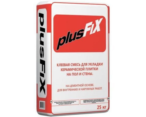 Клей плиточный Litokol PLUSFIX серый 25 кг.
