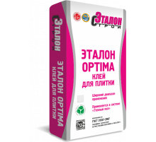 Клей плиточный "Эталон-Оptima" 25 кг.