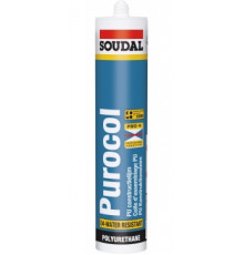 Клей полиуретановый быстросохнущий Soudal Purocol 310 мл.
