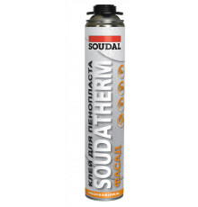 Клей полиуретановый для пенопласта Soudatherm 12*750 мл. 121106 Soudal