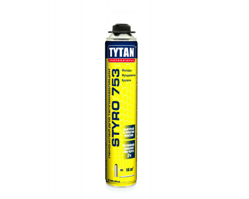 Клей полиуретановый для теплоизоляции "Tytan Professional Styro 753" 750 мл.