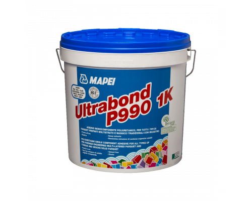 Клей полиуретановый однокомпонентный ULTRABOND P990 1K для деревянных напольных покрытий,бежевый 15кг. Mapei