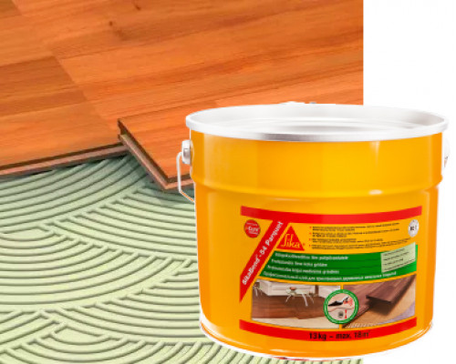 Клей полиуретановый однокомпонентный высокоэластичный SikaBond®-54 Parquet коробка 700 мл. 
