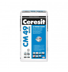 Клей с армирующими микроволокнами CM 49 Premium Flexible белый 25 кг.