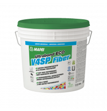 Клей универсальный с фиброй для напольных покрытий Ultrabond Eco V4 SP Fiber 16кг.Mapei