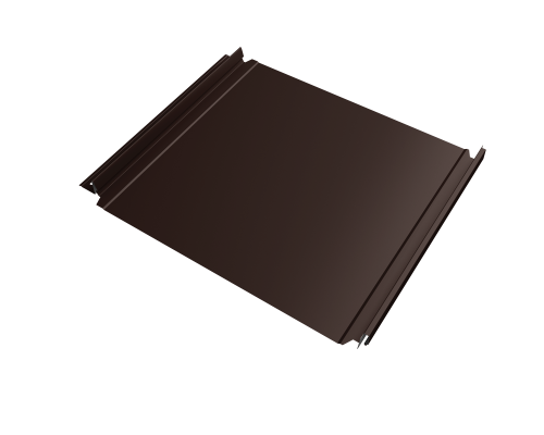 Кликфальц Double Pro Grand Line Drap матовый RAL 8017 шоколад 0,45 мм.