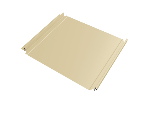 Кликфальц Double Pro Grand Line Drap TX матовый RAL 1015 светлая слоновая кость 0,45 мм.