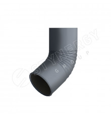 Колено сливное 60° Stynergy D185/150 мм. RAL 7024 Серый графит