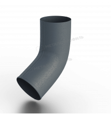 Колено сливное Металл Профиль Foramina Freeze D100 Grey Серый