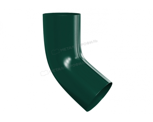 Колено сливное Металл Профиль Foramina PUR D100 RAL 6005 Зеленый мох
