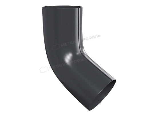 Колено сливное Металл Профиль Foramina PUR D100 RAL 7024 Серый графит