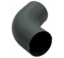 Колено трубы 60° Grand Line 125/90 мм. Matte PU RAL 7024 Мокрый асфальт