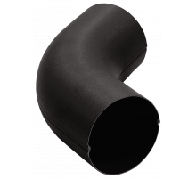 Колено трубы 60° Grand Line 125/90 мм. Matte PU RR 32 Темно-коричневый