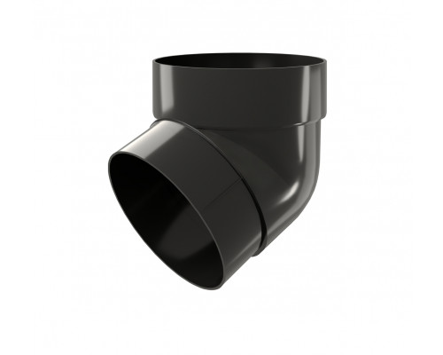 Колено трубы 67˚ ПВХ Grand Line RAL 9005 Черный