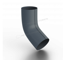 Колено трубы Металл Профиль Foramina Freeze D100 Grey Серый