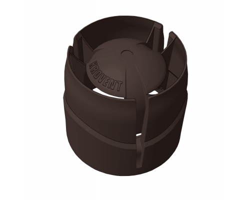 Колпак на трубу Krovent HupCap New 110 RAL 8017 Коричневый