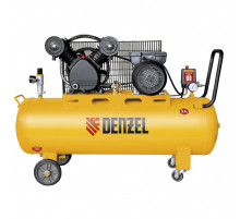 Компрессор DRV2200/100, масляный ременный, 10 бар, производительность 440 л/м, мощность 2,2 кВт Denzel