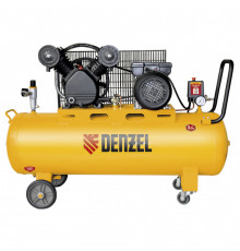 Компрессор DRV2200/100, масляный ременный, 10 бар, производительность 440 л/м, мощность 2,2 кВт Denzel
