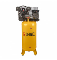 Компрессор DRV2200/100V, масляный ременный, с вертикальным ресивером, 10 бар, производительность 440 л/м, мощность 2,2 кВт Denzel