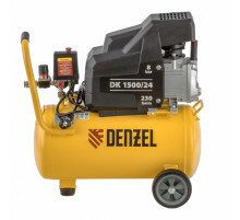 Компрессор воздушный DK1500/24, Х-PRO 1,5 кВт, 230 л/мин, 24 л Denzel
