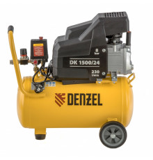Компрессор воздушный DK1500/24, Х-PRO 1,5 кВт, 230 л/мин, 24 л Denzel