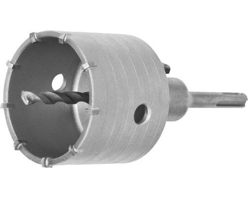 Коронка по бетону СИБИН SDS-Plus, в сборе, d=80мм