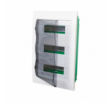 Корпус встраиваемый Easy9, прозрачная дверь, 3ряд/36мод | EZ9E312S2FRU | Schneider Electric