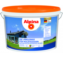 Краска акриловая Alpina Долговечная для деревянных фасадов 10 л. База-1
