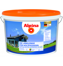 Краска акриловая Alpina Долговечная для деревянных фасадов 9,4 л. База-3