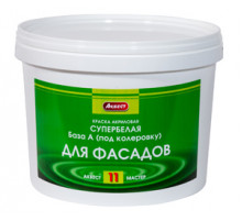 Краска акриловая для фасадных работ Аквест-11 Мастер база A 25 кг.