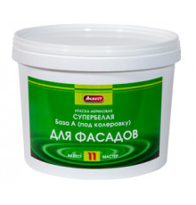 Краска акриловая для фасадных работ Аквест-11 Мастер база A 25 кг.
