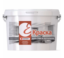Краска акриловая для стен и потолков Ecoroom белая 1,4 кг.