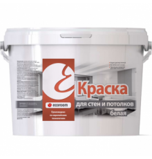 Краска акриловая для стен и потолков Ecoroom белая 1,4 кг.
