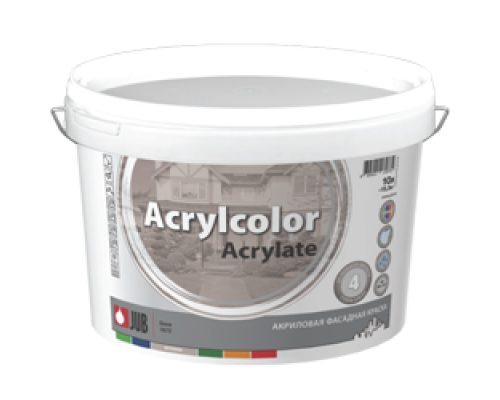 Краска акриловая фасадная Acrylcolor База А (1001) 15 Л (1/24)  "JUB"