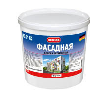 Краска акриловая фасадная белая Pufas Decoself  A мороз 15 л.