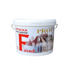 Краска акриловая фасадная PROFF белая 15 кг.